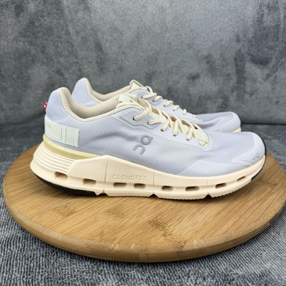 On Shoes Womens Size 6 White Running Sneakers CloudTec Breathable Mesh